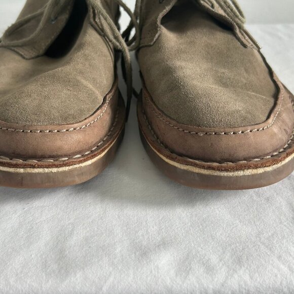 Clarks Bushacre Rand Chukka Boots Brown Leather Lace Up Mens Shoes 10M main image 13